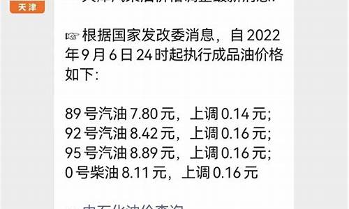 天津石化油价调整最新消息_天津市石化油价